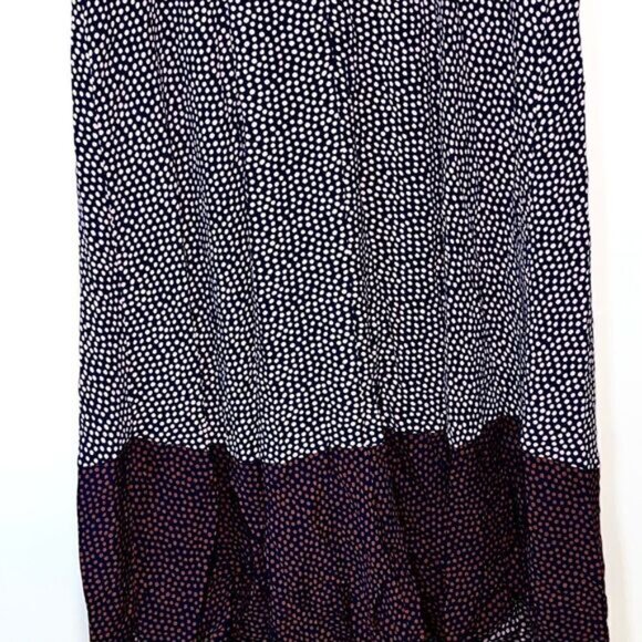 NWT Boden Viscose Lined Navy With Pink Polka Dot Print Womens Sz 18 - Picture 8 of 8